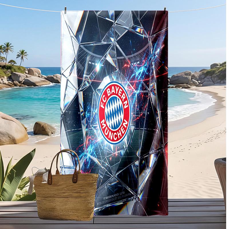 Bayern Munich Printed Beach Towel Quick Dry Soft TowelPortable Large Rectangular Beach Blanket for Travel Swimming Pool