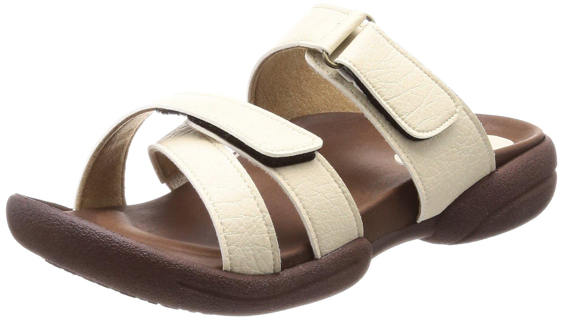 

Шлепанцы Унисекс на липучке Регулируемые Гелевая стелька Плоские Удобные для ходьбы Легко надевать Большие и маленькие размеры Комфортные Восстанавливающие сандалии Унисекс Сделано в слоновая кость