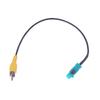 1/2 Buc Cablu Adaptor pentru Cameră Retrovizoare Conector Fakra la RCA Linie de Marșarier Cablu de Conversie Vedere Spate Auto