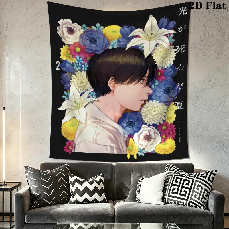 The Summer Hikaru Died Wall Tapestry Aesthetic Wall Hanging Printed Fabric Blanket Decorative Tapestries for Bedroom Living Room Home Decor