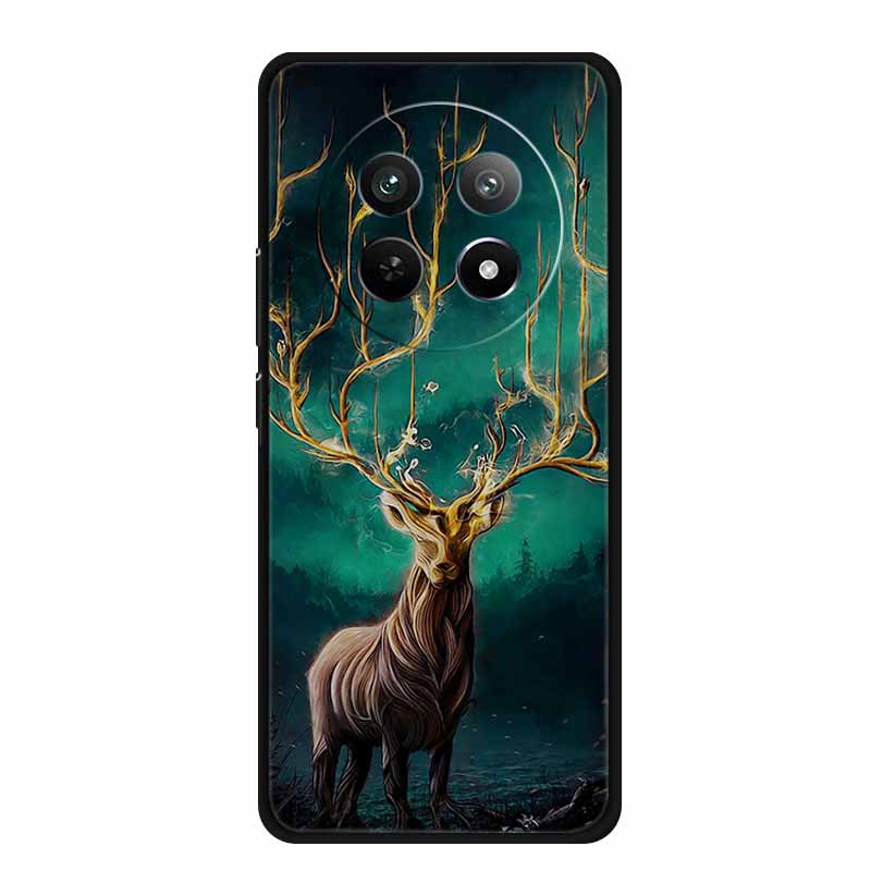Phone Case For Realme 13 Pro Plus Case Protective Black Silicone Soft Coque For Realme13 Pro Plus Back Cover Case 13Pro Plus Bag