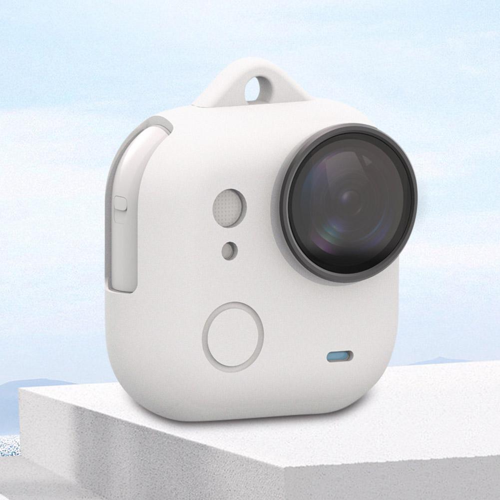 For Insta360 Go Ultra Silicone Action Camera Case Shockproof Portable Protective Case Silicone Camera Shell Camera Accessories