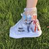 Upgraded Anime Kids' Non-Slip Mid-Calf Rain Shoe Covers: Rainproof, Sandproof, Stainproof for Rainy Days