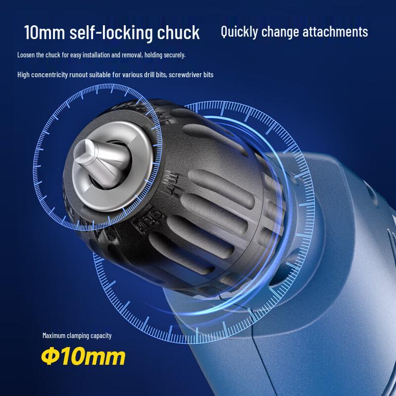 Dongcheng Household Electric Hand Drill & Screwdriver CN plug (adapter included)