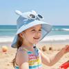 Großer Rand Kinder Sonnenhut Verlängerter Schal Kinder Strandkappe Schnelltrocknend Sommer Sonnenschutzhut Sommer