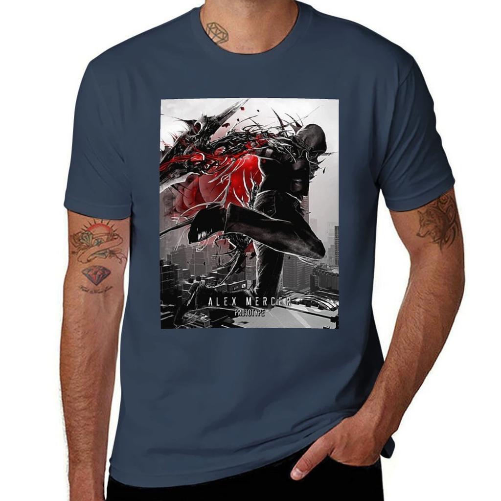 Alex Mercer Prototype Tshirt Dry Fit Running Short Sleeve Top
