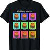 Meine vielen Launen Lustige Katze Mürrisches Gesicht - Kätzchen Katzenliebhaber T-Shirt(2)