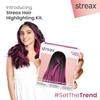 Streax Hair Colour Highlight Kit Pink Hair Colour Plush Pink Pack of 1 Enriched With Walnut Argan Oil