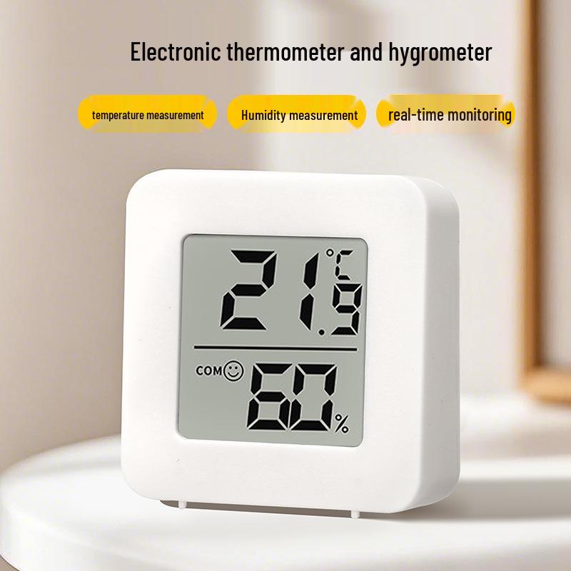 Smart Digital Indoor Thermometer: Multi-functional Temperature & Humidity Monitor for Baby Rooms & Reptiles