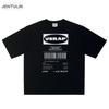 Harajuku Oversized Streetwear Mens Tshirt Korean Graphic Print Clothing Cotton Hip Hop Aesthetic Short Sleeve Tops Goth Y2k Tee