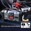 Emergency Power Supply 12V High-Capacity Car Charger with Multi-Function Air Pump Integrated Portable Jump Starter