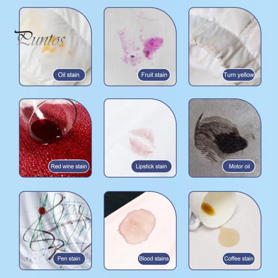 Quick Stain Removal Cleaner 1/2/3Pcs 120ml Laundry Remover Active Fabrics Enzyme High Efficient Garment