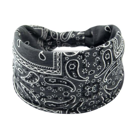 Large Bandeau Bohème Respirant Extensible Yoga Entraînement Cheveux Noués Femmes Africaines Filles Enveloppement de Tête Accessoires pour Cheveux