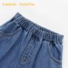 Balabala Kids' Elastic Waist Denim Pants