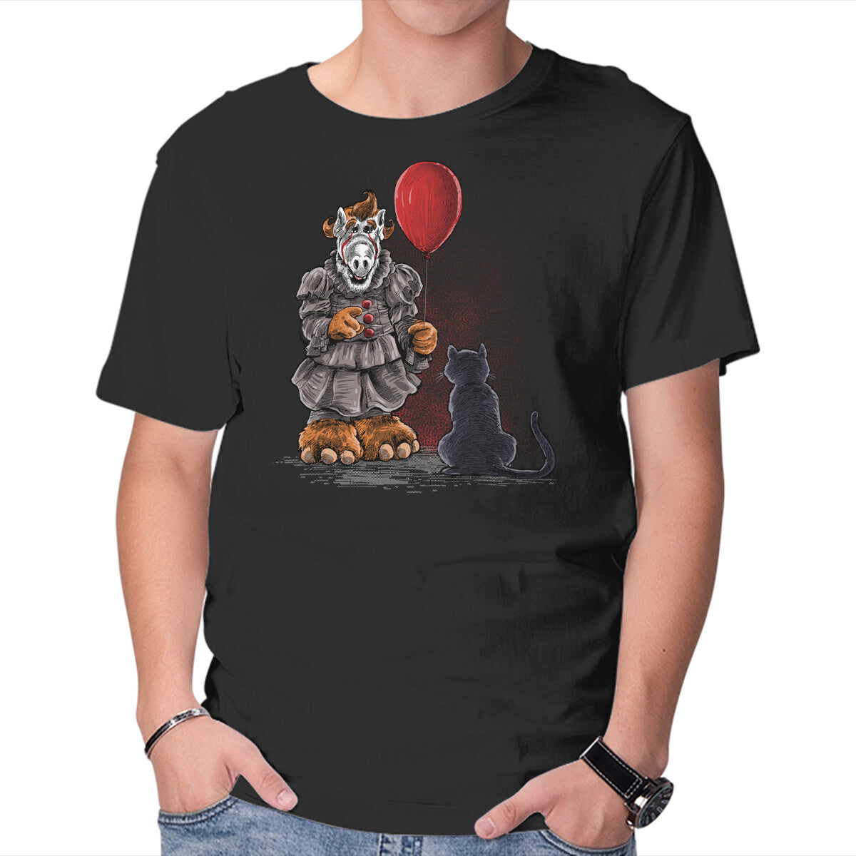 Unisex Crew Neck T-Shirt Come Float With Me Graphic Short Sleeve Casual Tee L