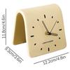 Desk Ceramic Clocks Cute Minimalist Study Room Clock For Sturdy Room
