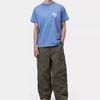 Carhartt WIP SS26 S/S Waves T-Shirt Casual Loose Back Wave Letter Print Short Sleeve T-Shirt Unisex T-Shirt I036889-3RC-XX