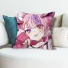 Cute IIronmouse Vtuber Pillow Cases for Bedroom Living Room Sofa Home Decor Polyester Cushion Cover with Zipper