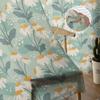 Frühlingschrysantheme Aquarellblume Transparente Vorhänge für Wohnzimmer Schlafzimmer Kinderzimmer Tüll Fensterdekoration Vorhänge