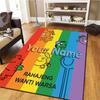 Mr. Men Little Miss Custom Name Carpet Rug for Living Room Bedroom Home Sofa Decoration,Kids Play Non-slip Floor Mat