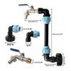 1000L Water Tank Accessories IBC Gooseneck Outlet Tap IBC Container Adapter