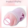 Masturbation  Cup Portable Pocket Pussy Silicone Erotic Vagina Sucking Blowjob Massager Sex Japanese Anime Doll 2 IN 1 Vagina