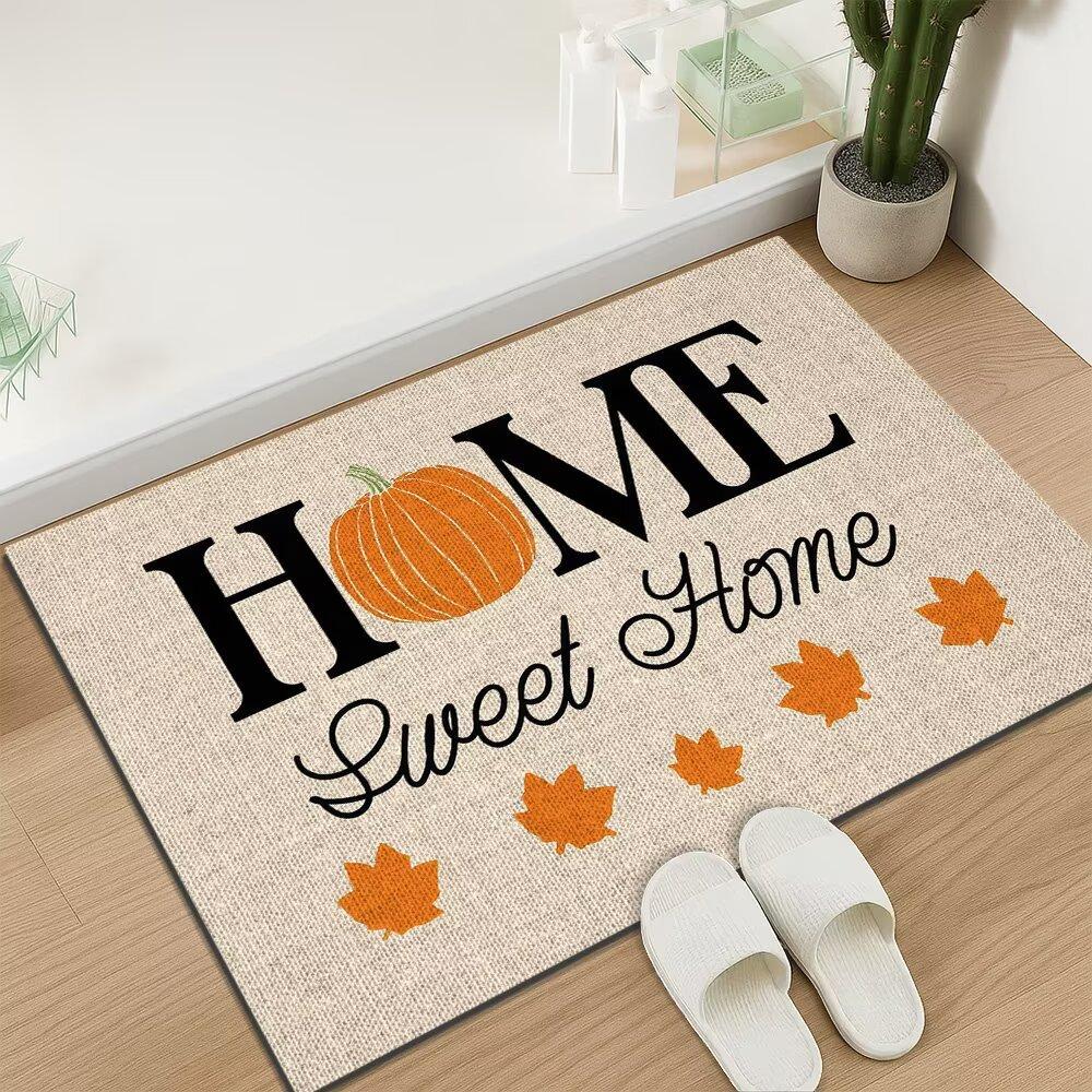Entrance Linen Floor Mat Dirt Resistant and Non Slip Floor Mat Household Bathroom Floor Mat