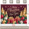 1Pcs Merry Christmas Happy New Year Gifts Decoration Background Xmas Backdrop Decorations For Photo Studio Photo Booth Party