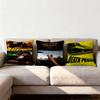 Movie D-Death Proof Cushion Cover Premium Comfort Reversible Pillow Cove -Two in One Design for Any Room & Car Interior