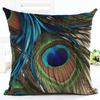 Elegant 18" Nordic Peacock Pillow Case With Timeless Design For Home Decor