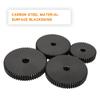 Spur Gear 1M-77T/78T/79T/80T/81T/82T/83T/84T/85T/86T Teeth Pitch 3.14 Mm Total Height 10 Mm Gear Wheel Carbon Steel Blackening