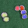 Golfs Green Reader Golfball Marker Round Bubble Levels High Precision Golfs Putting Aid Bubble Levels Golfball Marker