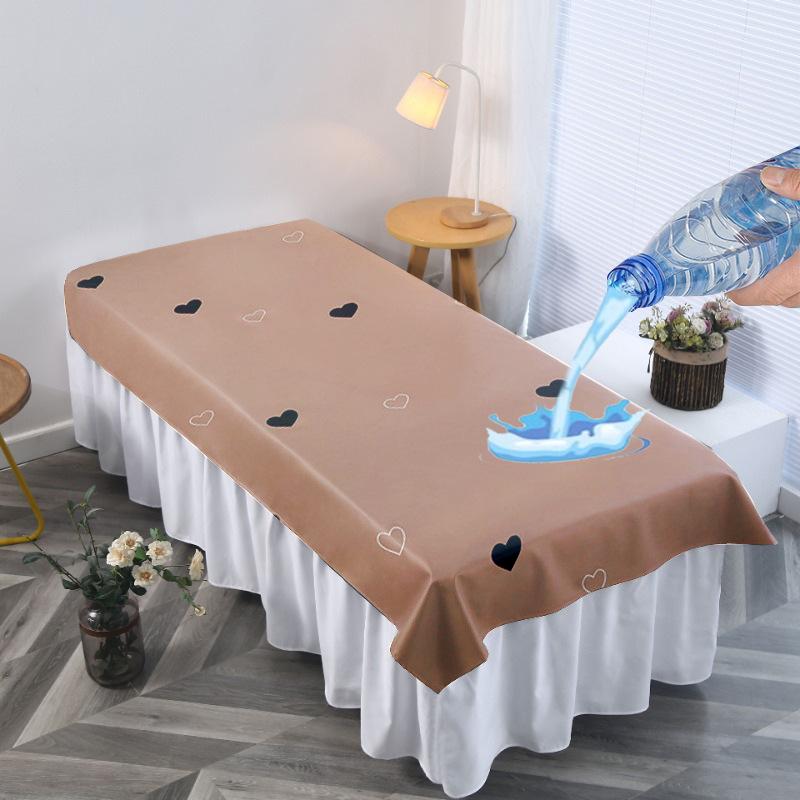 Spa Beauty Salon Massage Table Bed Sheets Water-proof Oil-proof TPU Massage Table Cover With Face Hole Reusable Bedspreads