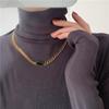 Emerald Gemstone Double Layer Choker Necklace