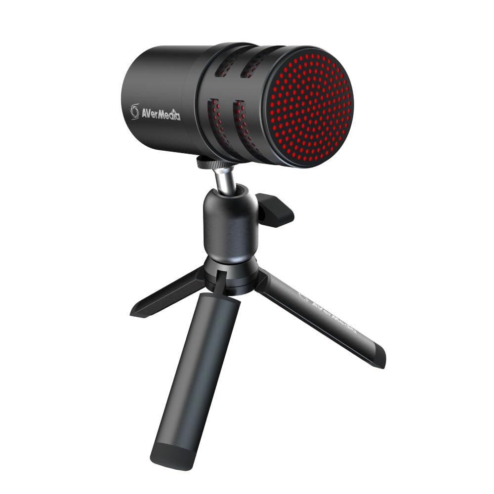 AVerMedia LIVE STREAMER MIC, Unidirectional USB-connected Condenser Microphone, AM310G2 SP1189