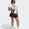 Adidas T Shirts Women's Jade White Crew Neck Moderate KB7214