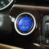 For BMW E90 E70 E60 /84 Blue Engine Switch Ignition Start Stop Button Cover Trim