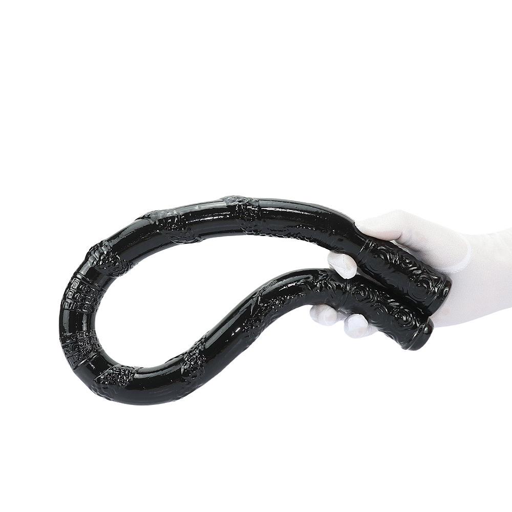 Dop anal Dragon cu două capete - Vibrator lung și moale pentru adulți