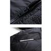 Men's Winter Big Hairy Collar Down Jacket Medium-length Thickened Lapel Warm Coat