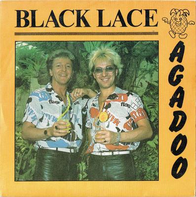 7inch Record BLACK LACE  Agadoo FLA107 Flair Records UK Pop Used