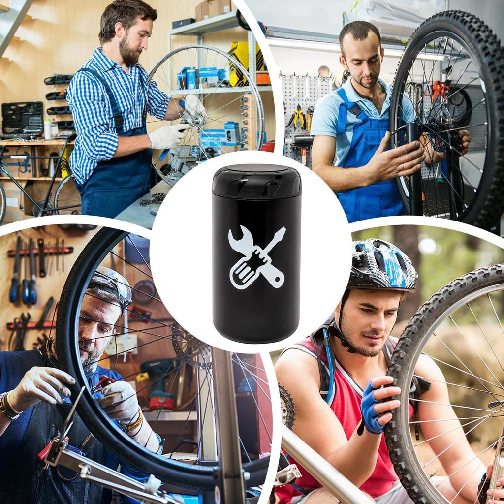 Repair Tool Storage For Bikes Water Bottle Cage Portable Tool Storage Strong Compact Organizer Travel Maintenance Supplies For