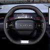 Hand Stitched Black Non-Slip Leather Car Steering Wheel Cover For Chery Jetour Dashing -2026
