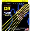 Jeu De Cordes Guitare Électrique DR Neon Medium Jaune NYE10