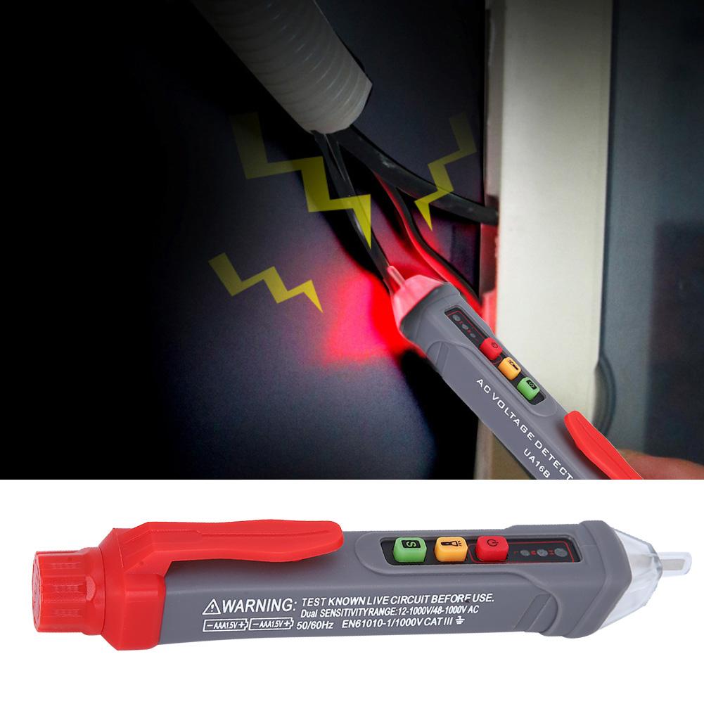Voltage Test Kit Electrician Tools Portable Testing Tool NonContact AC Sound LED Alarm