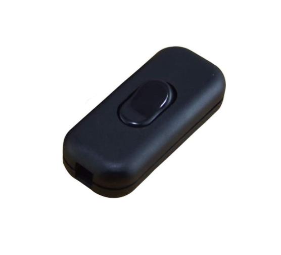 DIY ON/OFF Inline Switch 111V 6A Black/White Home Button Table Lamp Desk Light Cordless Cable Switch Electrical Accessories