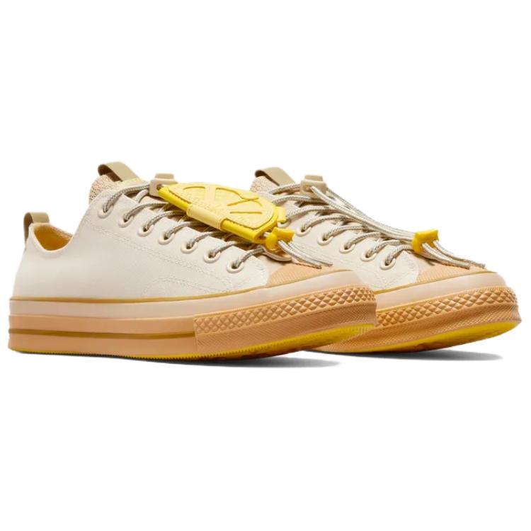 Converse Chuck 70 Low Top Bike Pack White Egret Unisex Casual Canvas Shoes A10080C