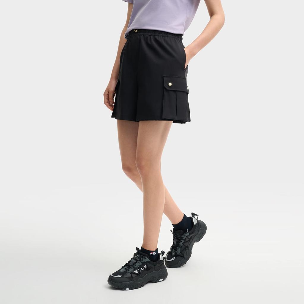 FILA MILANO Casual Shorts Women's Jet Black F11W525804FBK