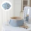 1PC Drawstring Waterproof Bucket Large Capacity Cosmetic Fashionable Makeup Fashionable Bag Portable Organizer High-End 30x17cm