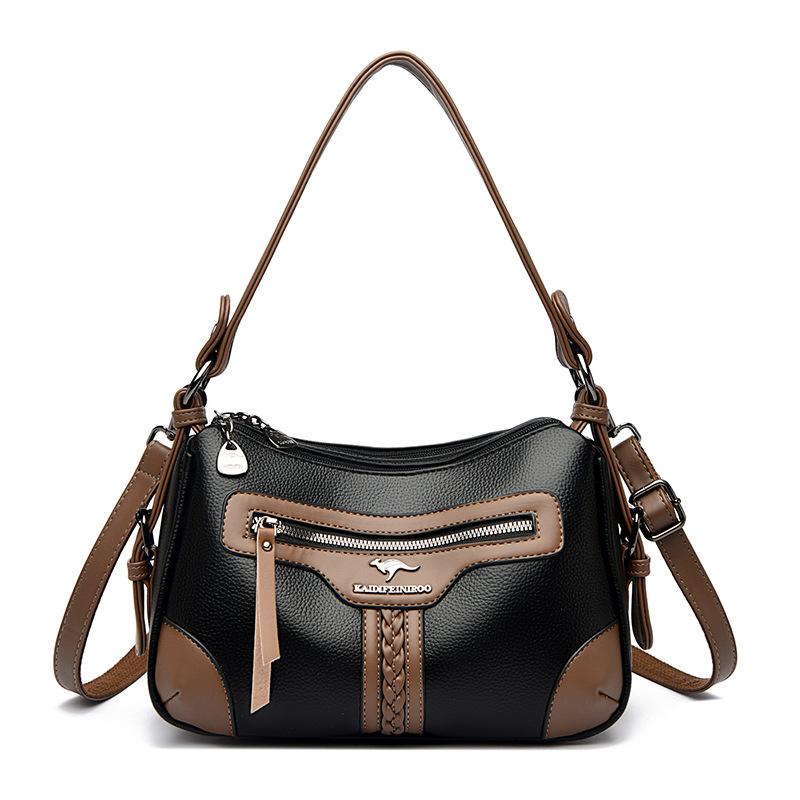 Underarm Trendy Bag, Large-capacity Color-blocking Crossbody Bag, Fashionable and Trendy Single-shoulder Women's Bag