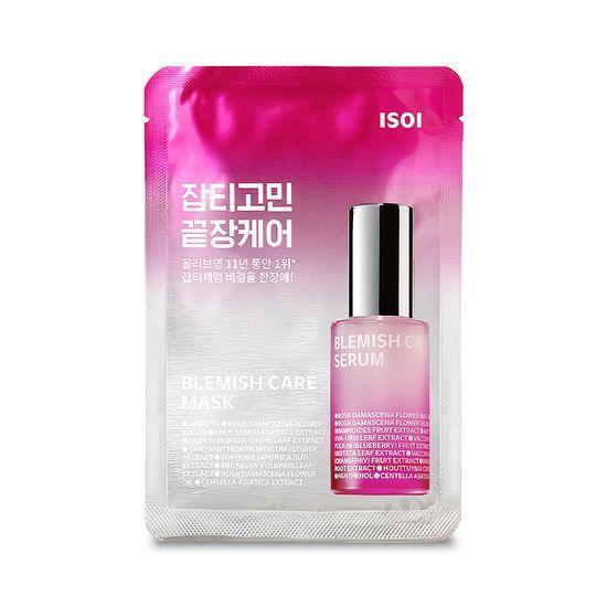 isoi essential mask pack 1 sheet, choose 1 of 3 types (blemishes / soothing / moisture)